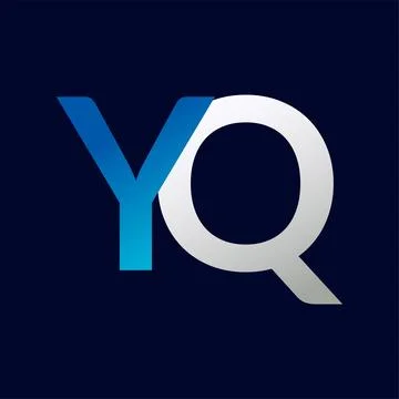 YQ Letter logo design vector template. Stock Illustration