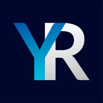 YR Letter logo design vector template. Stock Illustration