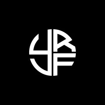 YRF logo YRF icon YRFvector YRF monogram YRFletter YRFminimalist YRF Circle.. Stock Illustration