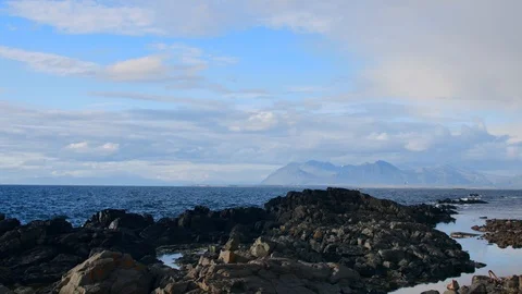 Ytri Tunga -  beach in Iceland. Stock-Footage 112421807