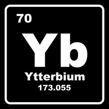 Ytterbium icon Stock Illustration