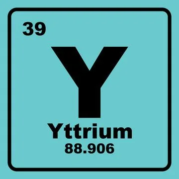Yttrium icon Stock Illustration