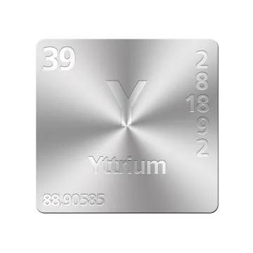 Yttrium. Stock Illustration