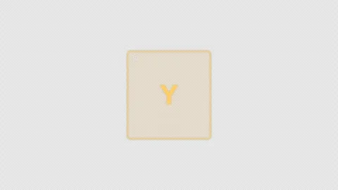 Yttrium Y Periodic Table Element Tile Clean No Text Animation Video Overlay Alph Video stock 339369741