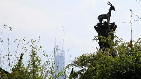 Yu Garden Stock Footage 23116724