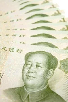 Yuan banknotes Фото