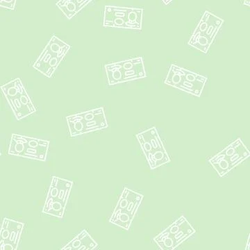 Yuan cny line seamless pattern Stock Illustration