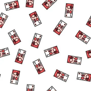 Yuan cny vector seamless pattern Stock Illustration