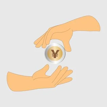 Yuan coin Stock Illustration