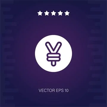 Yuan  icon Illustrazione stock