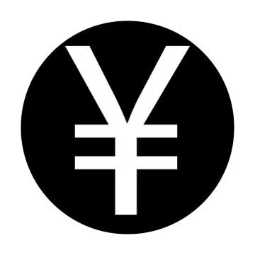Yuan vector icon Stock Illustration