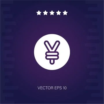 Yuan vector icon Stock Illustration