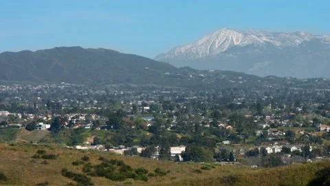 Yucaipa in springtime Stock Footage 274096953