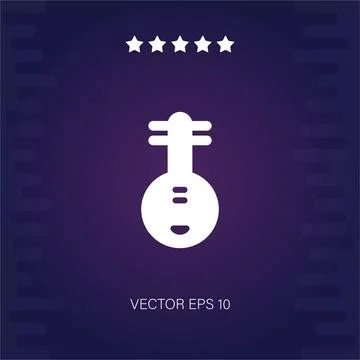 Yueqin  icon Stock Illustration