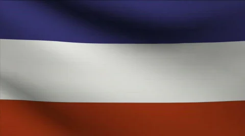 Yugoslavia Flag Stock Footage 518476