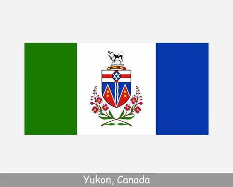 Yukon Canada Flag Stock Illustration