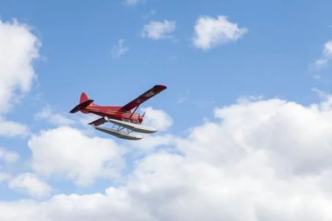 Yukon float plane Stock Photos