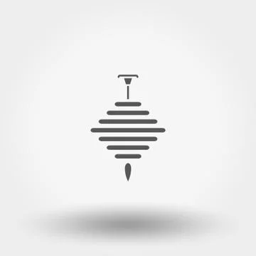 Yula. Icon. Vector. Editable Thin line. Universal Stock Illustration