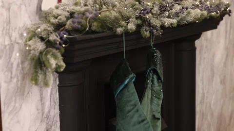 Yuletide decor, White Christmas, Tree decoration Stock-Footage 305904271