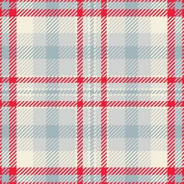 Yuletide pattern check fabric, britain plaid textile vector. Faded texture .. Stock Illustration