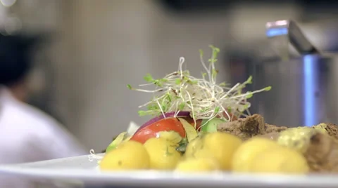 Yummy dish Stock Footage 34424206