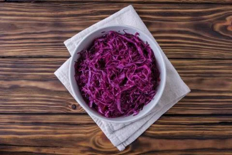 Yummy fermented cabbage Foto stock