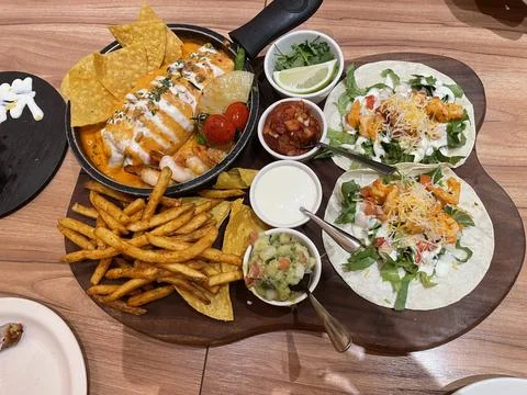 Yummy mexican dish. Stock Photos