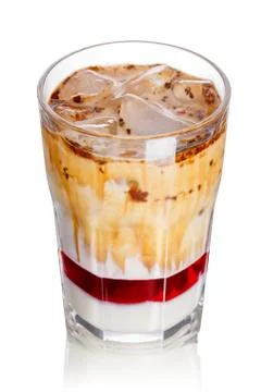 Yummy milkshake Stock Photos