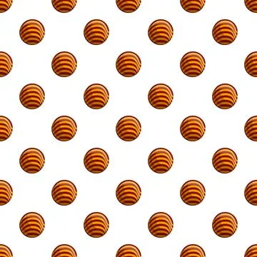 Yummy round biscuit pattern seamless vector Stock Illustration