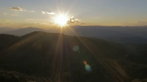 Yunnan forest sunshine back 15 seconds Stock Footage
