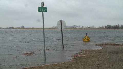 Yup, The Road Is Closed. Stock Footage 54715122