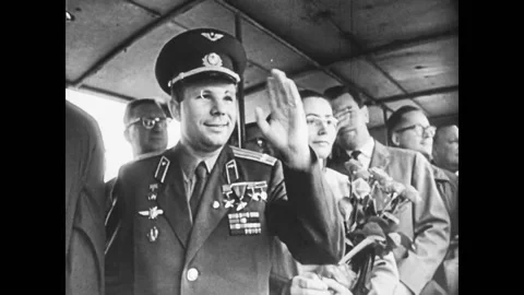 Yuri Gagarin in Denmark Stock-Footage 162564620