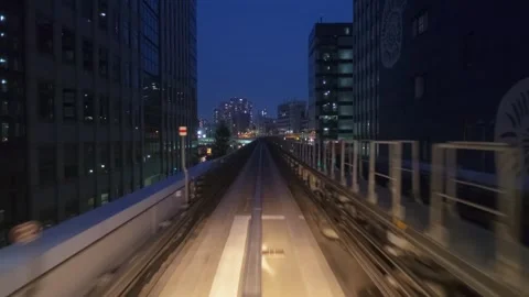 Yurikamome Monorail Stock Footage 166929983