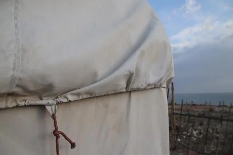 Yurt tent close up Foto stock