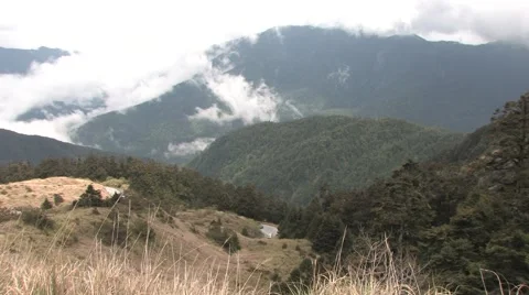 Yushan (玉山) mountain range Stock Footage 42136133