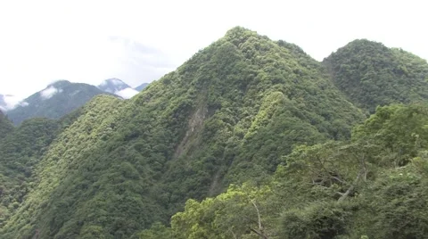 Yushan (玉山) mountain range Video stock 42136139