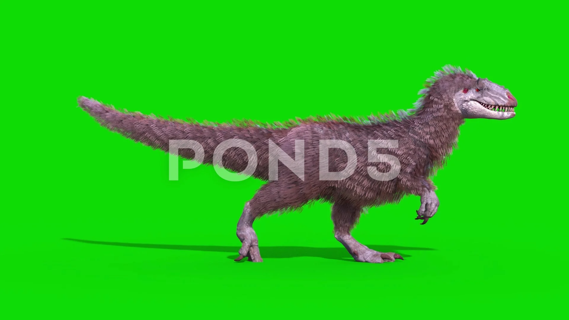 Yutyrannus Dinosaur - 3D Animation