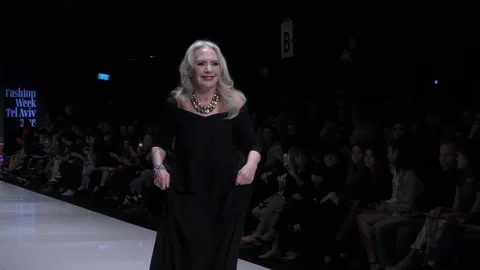 Yvel, Turning the Table campaign and celebrities present catwalk on the runway Stock Footage 87660574