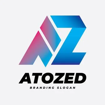 A to Z Architecture Logo Stock Illustration