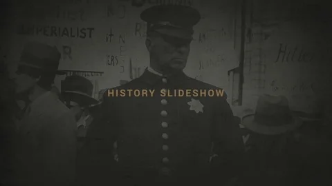 Z-Day History Slideshow After Effects stock
