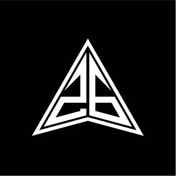 Z G initials in the form of a modern minimalist arrow. perfect for letters, g Stock Illustration