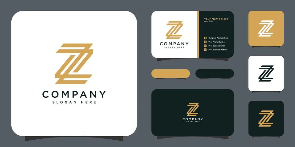Z Letter Logo vector Template Stock Illustration