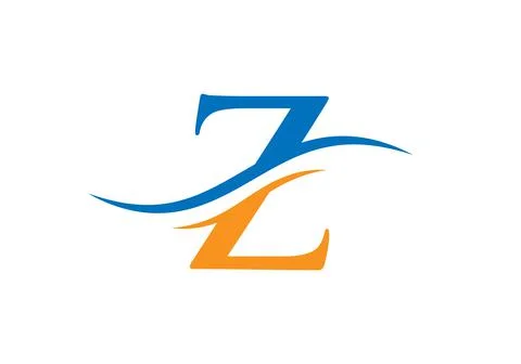 Z Logo Design Vector Template. Initial Letter Z Logotype For Business And Com Illustrazione stock