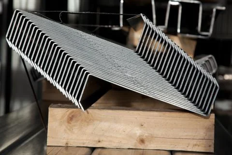 Z profiles in bundle Stock Photos