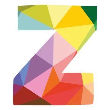 Z vector letter isolated on white background illustration Stock Illustration
