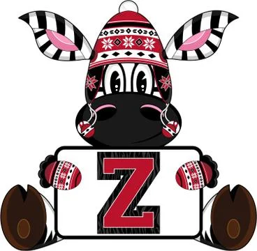 Z is for Zebra - Alphabet Learning Vector Illustration Stock Illustration