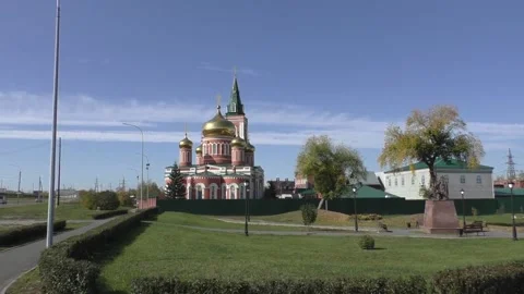 Z12 Women's monastery in Barnaul. Stock Footage 140503155