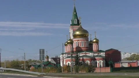 Z13 View of the convent. Stock Footage 140503146