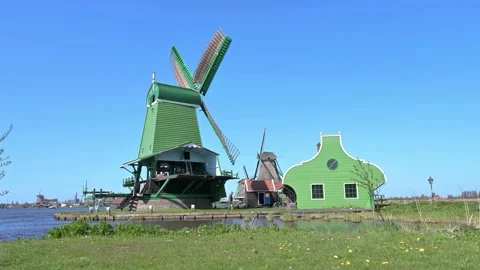 Zaanse Schans Video stock 132533721