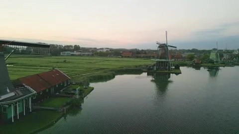 Zaanse Schans, The Netherlands Stock Footage 249941521